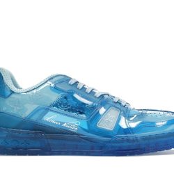 Louis Vuitton Men Trainers Blue