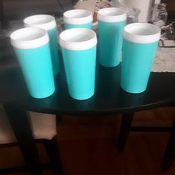 Robin egg blue Plastic Cups