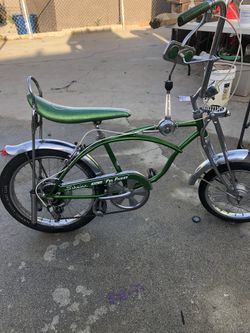 schwinn pea picker bicycle for sale Green Sting-Ray "Pea Picker" Bike Schwinn Pea Picker Real Deal