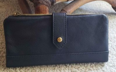 Fossil Lainie Clutch Black Leather wallet