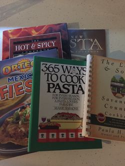 6 Cookbooks with pictures