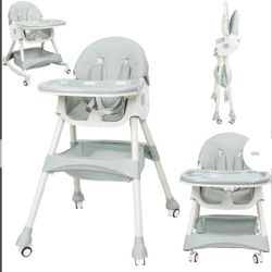 Boyro Baby 4-in-1 Baby High Chair, High Chairs