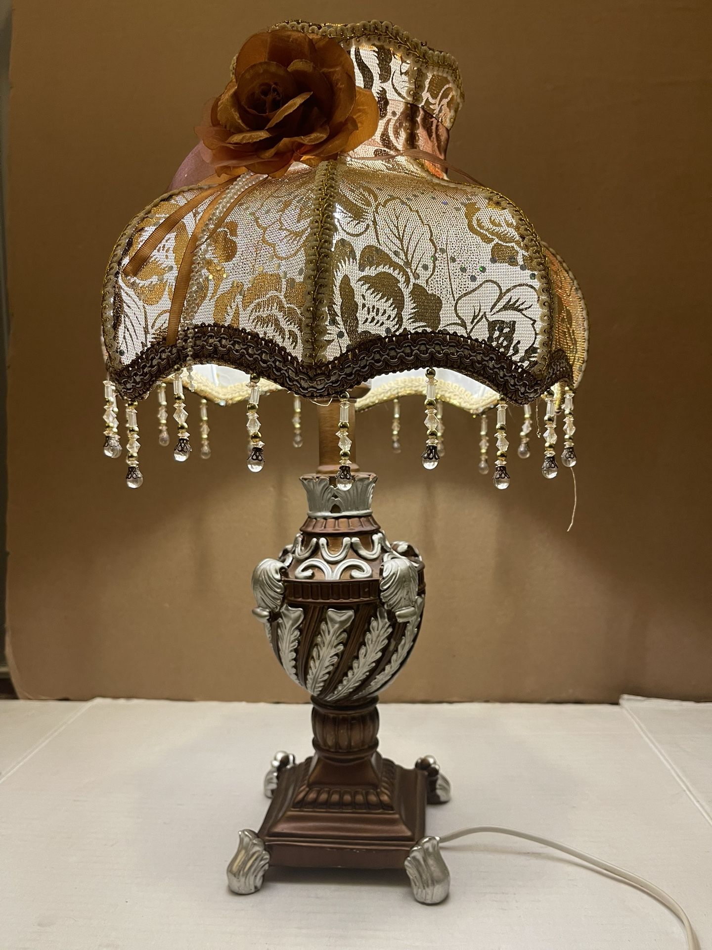 Victorian Style Lamp Dimmable Switch (19”HX10”D) $80
