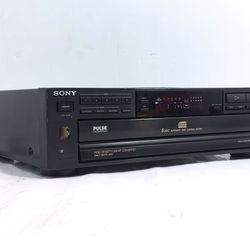 Sony CDP-C315 5 Disc Carousel CD Changer-No Remote