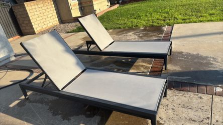 Two Outer Brand pool lounge chairs
