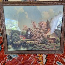 Antique/vintage Framed Print 14×17 In.