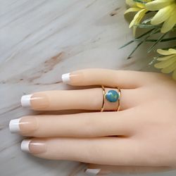 Turquoise Ring, Size 9