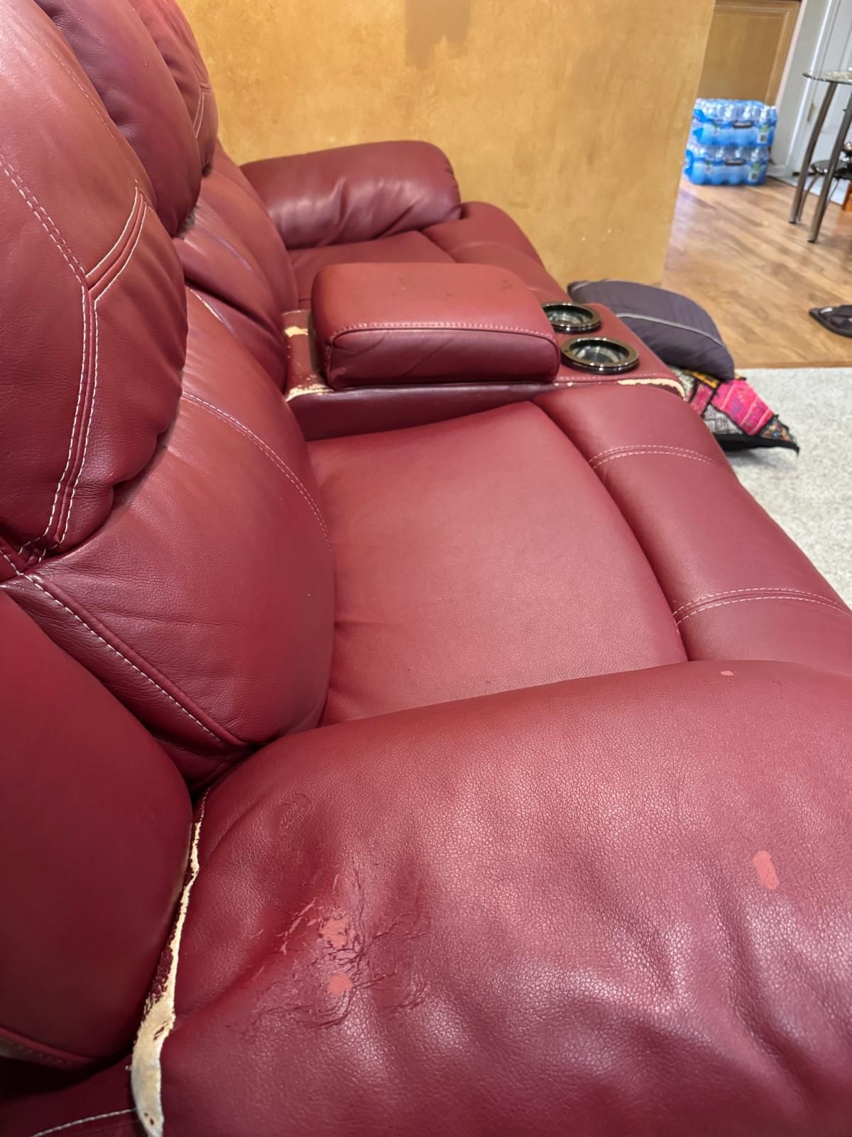 Red couches