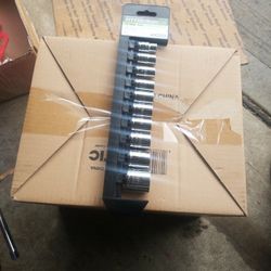 3/8" drive 10pc chrome socket set 