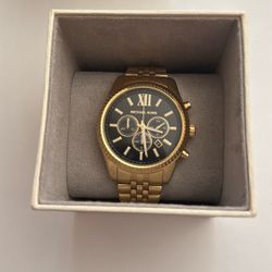 Gold MK Watch