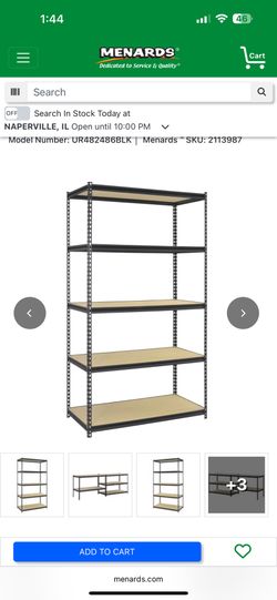 Muscle Rack™ 48"W x 86"H x 24"D 5-Tier Steel Shelving Unit