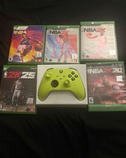 NBA control and Xbox games