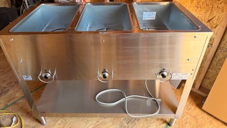Stainless Steel 3 Burner Warmer