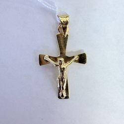 10K Gold Cross Charm