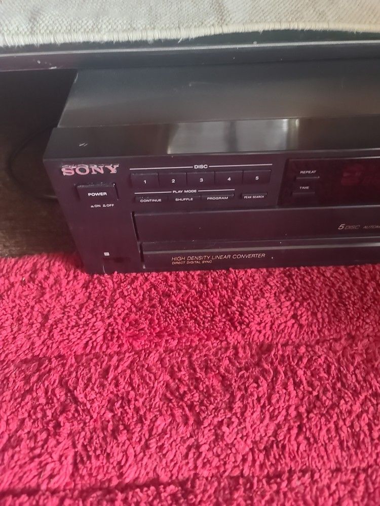 Sony 5 Cd Disk Changer