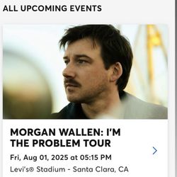 Morgan Wallan Ticket For August 1st Santa Clara Levis Stadium