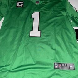 Men's Philadelphia Eagles Jalen Hurts Nike Kelly Green Vapor F.U.S.E. 