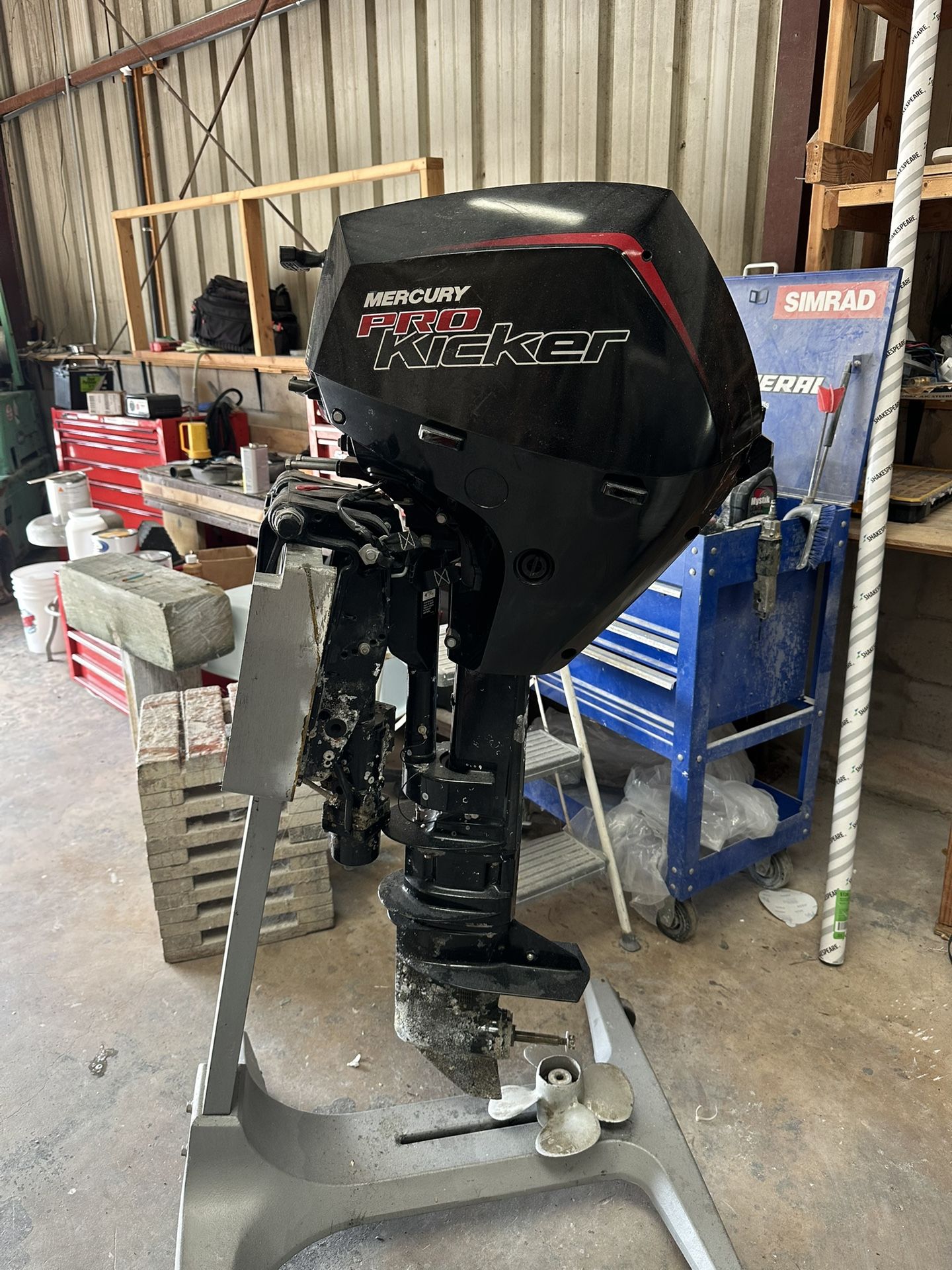 2020 mercury Pro Kicker 15hp Outboard