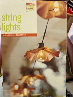 Martha Stewart String Lights Santa Barbara Collection