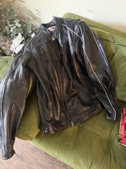 Harley-Davidson Black Leather Motorcycle Jacket