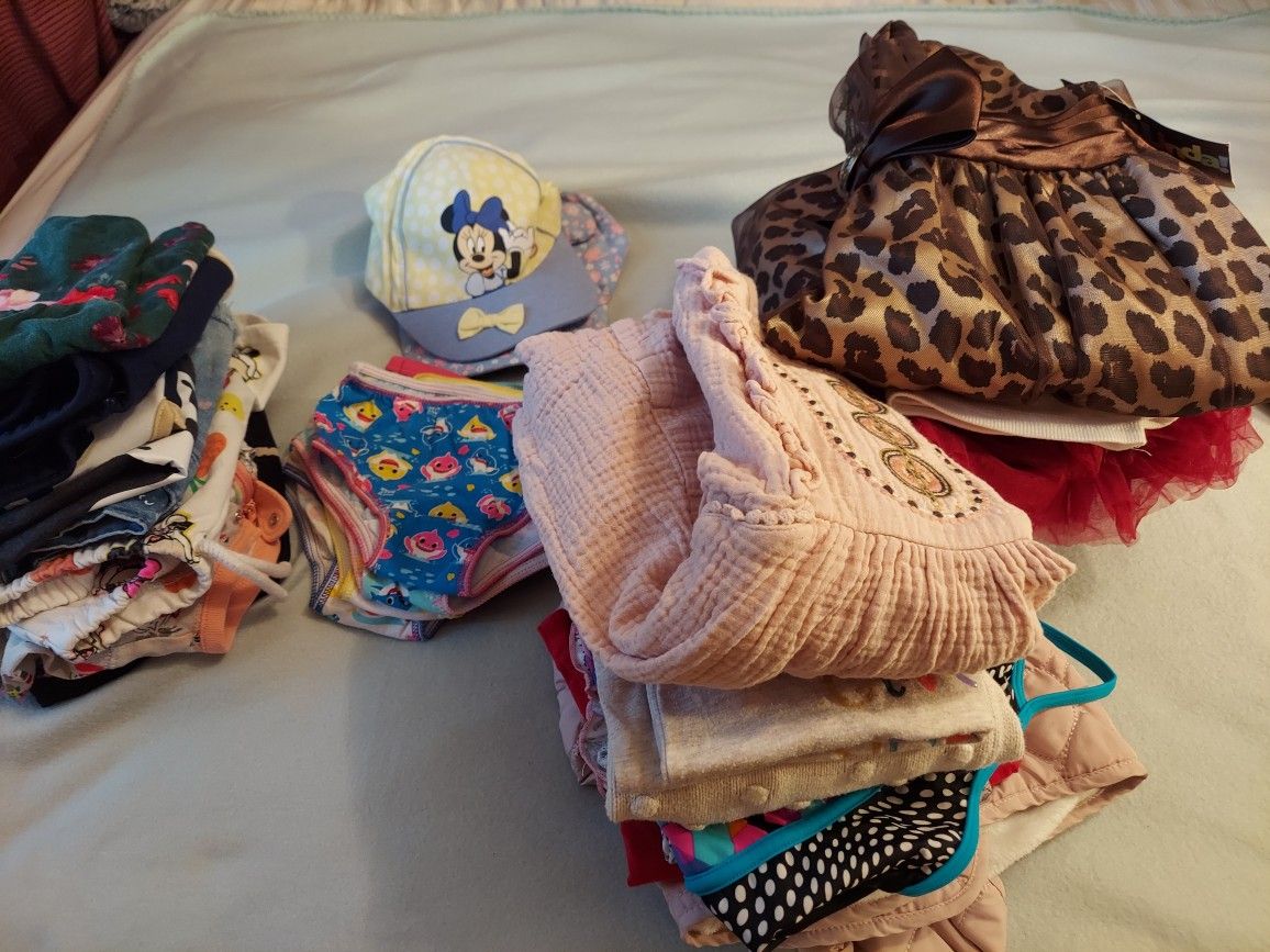 Clothes Girls Size 2t, Bundle