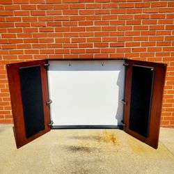 Conferencing Mahogany Shelf Office Cabinet