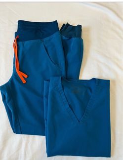 FIGS Scrub Set Alps Blue
