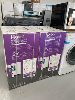 New HAIER PORTABLE AIR CONDITIONER 13,500 BTU / 9,700 SACC / 1 YEARS WARRANTY
