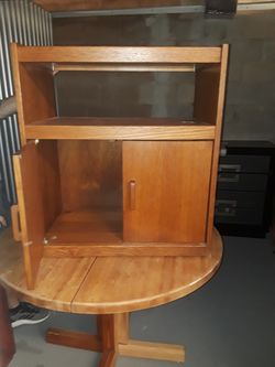 microwave stand and microwave