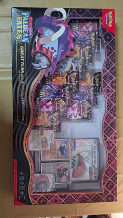 Pokemon Paldean Fates Great Tusk ex & Iron Treads ex Premium Collection