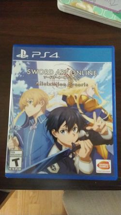PS4 sword art online