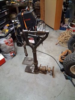 Vintage Drill, press.
