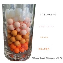 150 Pcs Silicone Beads