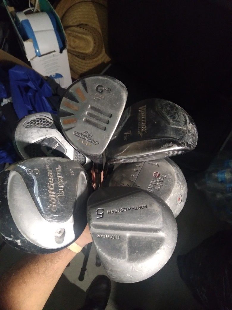 Golf Clubs  And Covers  $5each