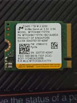1tb M.2 2230 SSD