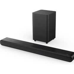 TCL 3.1ch Sound Bar with Wireless Subwoofer, (S4310, 2023 Model), Built-in Center Channel, Dolby Audio, DTS Virtual:X, Bluetooth, Wall Mount and HDMI 