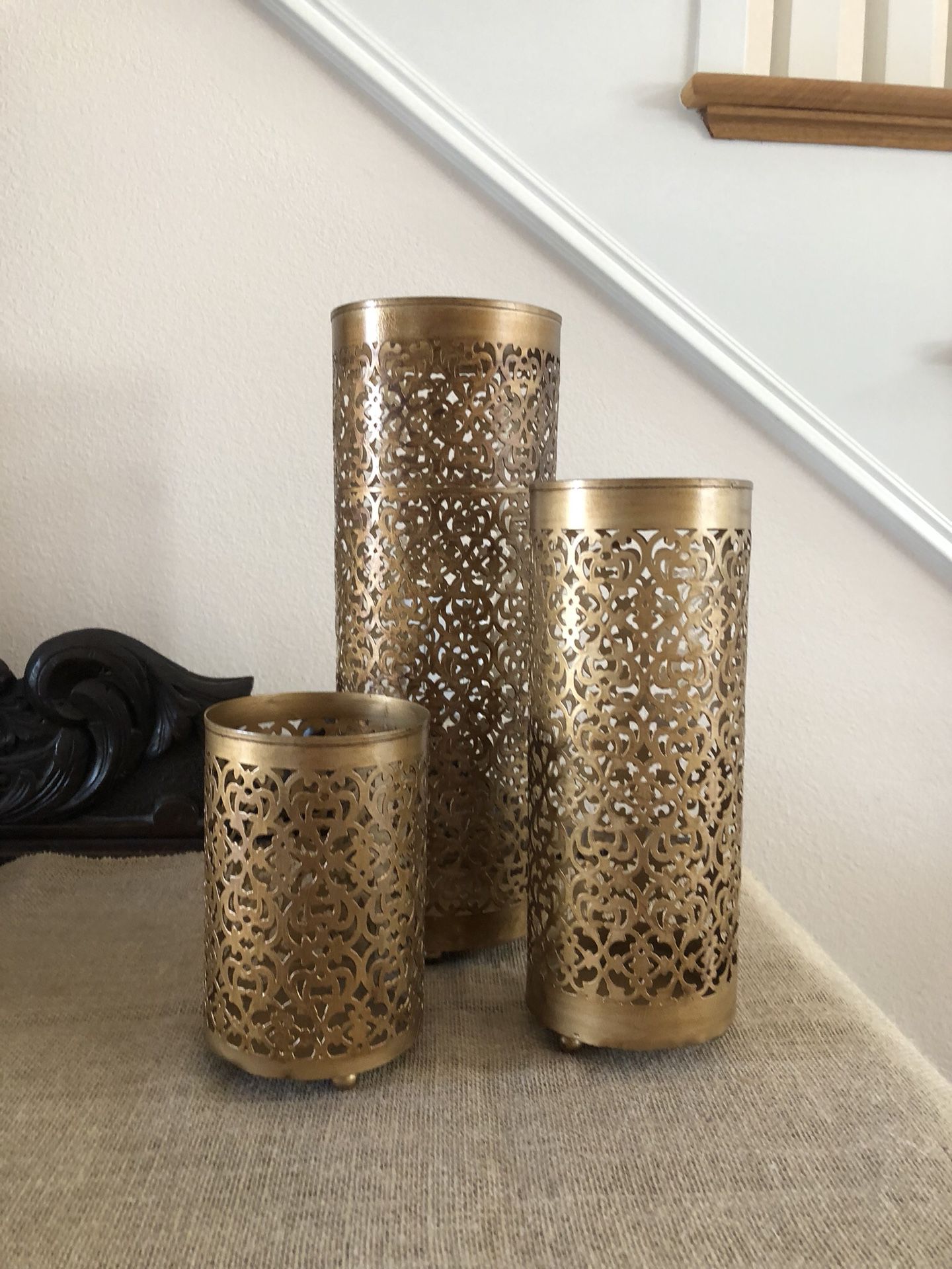 Candle holders - set of 3