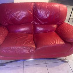 Leather Couch 