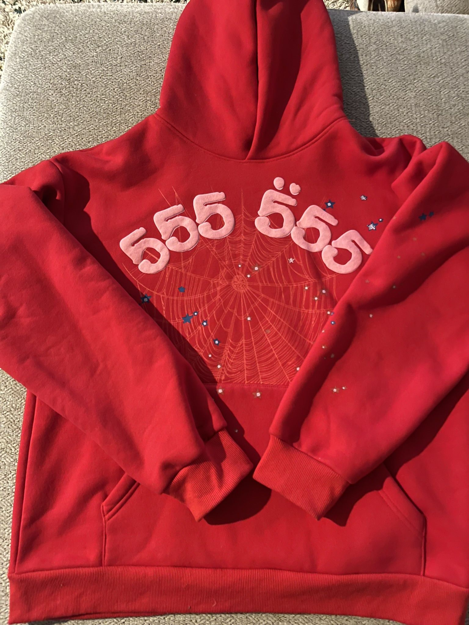Red Sp5der 555 Hoodie