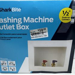New SharkBite Washing Machine Outlet Box. Must Pick Up