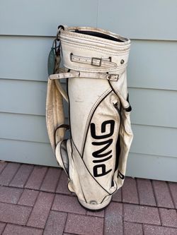 Vintage Ping mid size staff golf bag