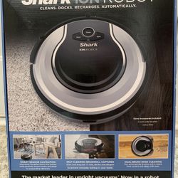 Shark ION Robot Dual-Action Robot Vacuum Cleaner with 1-Hour Plus of Cleaning Time, Smart Sensor Navigation and Remote Control (RV720)