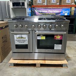 Thor Kitchen 48 in. 6.7 cu. ft. Double Oven Dual Fuel Range with Convection Oven Stainless Steel