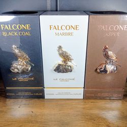 Le Falcone set  Marbre Jasper and Black Coal