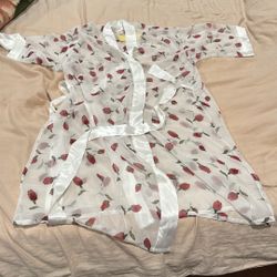 Slip Dress with Robe Lingerie