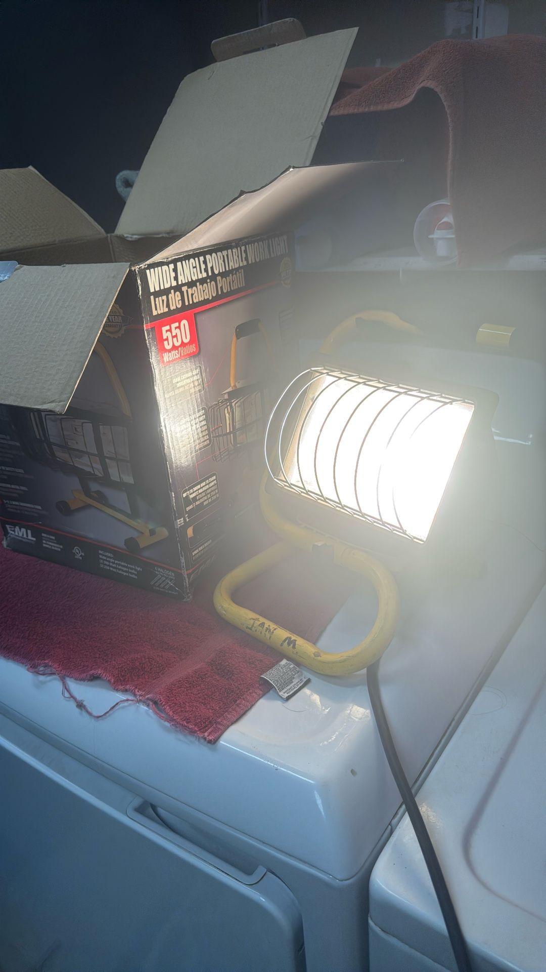 Wide angle Work light.