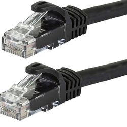 12-Pk Monoprice Cat6 7ft Patch Cables