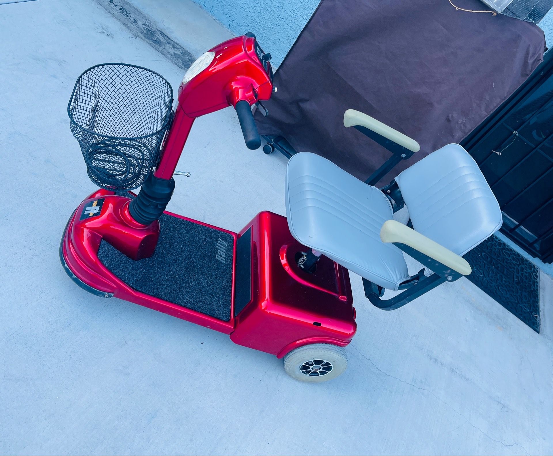 Power wheelchair mobility electric scooter new batteries works perfect