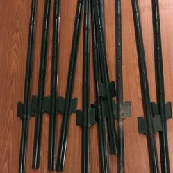 901153A Steel Fence U-Post, 3-Ft. - Quantity 11