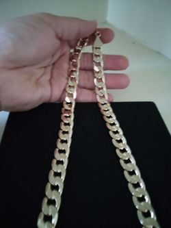 Gold Deep Plated Necklace Chain Jewelry